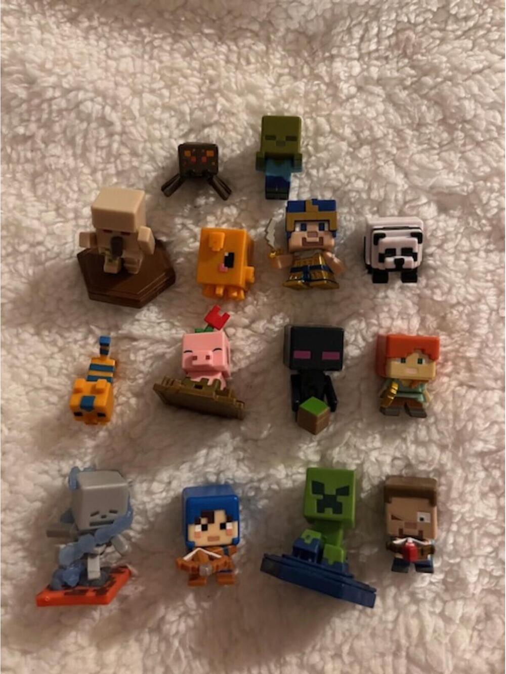 Minecraft Mini Figures Set of 14 - Collectible Game Characters